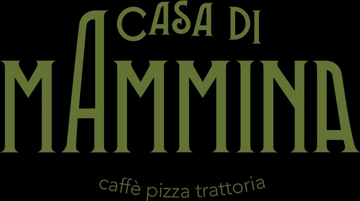 Identité visuelle A casa di Mammina - logotype typographique